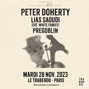 Peter Doherty en concert au Trabendo en novembre 2023