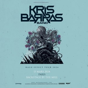 Kris Barras Band en concert au Backstage By the Mill