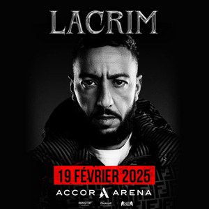 Lacrim en concert à l'Accor Arena en février 2025