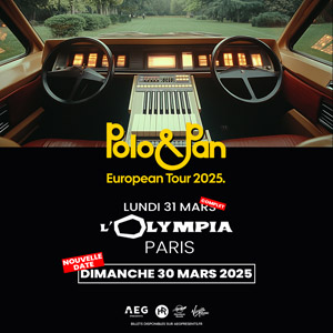 Polo & Pan en concert à L'Olympia en mars 2025