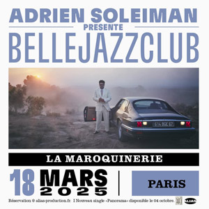 Adrien Soleiman en concert à La Maroquinerie en 2025