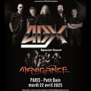 ADX en concert au Petit Bain en avril 2025