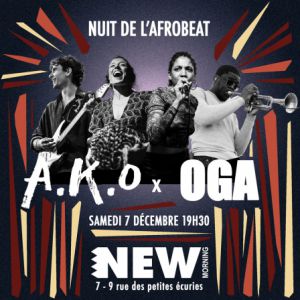 Ako et Oga en concert au New Morning en décembre 2024