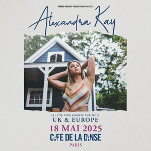 Alexandra Kay en concert au Café de la Danse en mai 2025