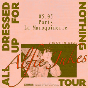 Alfie Jukes en concert à La Maroquinerie en mai 2025