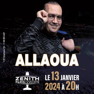 Allaoua en concert au Zénith de Paris en janvier 2024