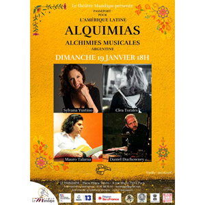 Alquimias - Alchimies musicales d'Argentine au Théâtre Mandapa