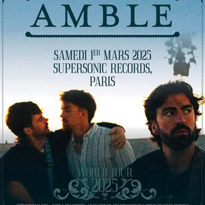 Amble en concert au Supersonic Records en mars 2025