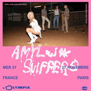 Amyl and The Sniffers en concert à L'Olympia en 2024