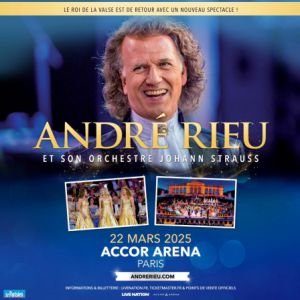 Andre Rieu en concert à l'Accor Arena en mars 2025