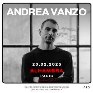 Andrea Vanzo en concert à l'Alhambra en février 2025