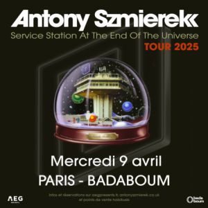 Antony Szmierek en concert au Badaboum en 2025