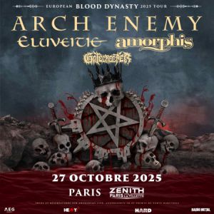 Arch Enemy en concert au Zénith de Paris en octobre 2025