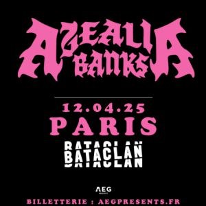 Azealia Banks à Paris - Le Bataclan, le 12 avril 2025