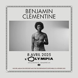 Benjamin Clementine en concert à L'Olympia en avril 2025