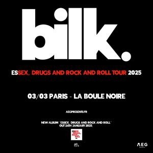 Bilk en concert à La Boule Noire en mars 2025