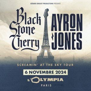 Black Stone Cherry et Ayron Jones en concert à L'Olympia