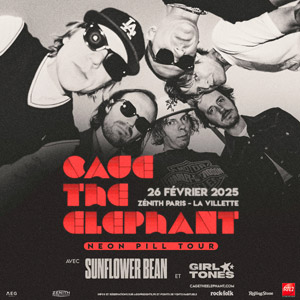 Cage The Elephant en concert au Zénith de Paris en 2025