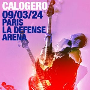 Calogero en concert à Paris La Défense Arena le 9 mars 2024