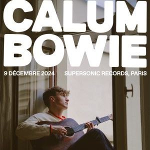 Calum Bowie en concert au Supersonic Records en 2024