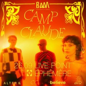 Camp Claude en concert au Point Ephemere