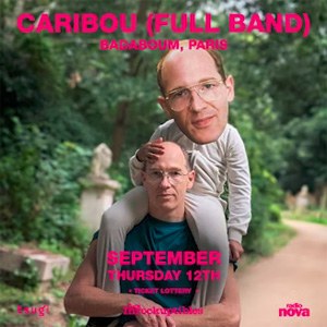 Caribou en concert au Badaboum en septembre 2024