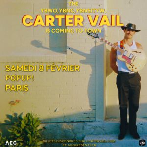 Carter Vail en concert au Pop Up! en février 2025