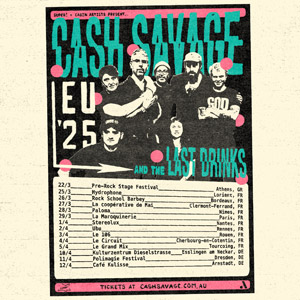 Cash Savage and The Last Drinks en concert à La Maroquinerie