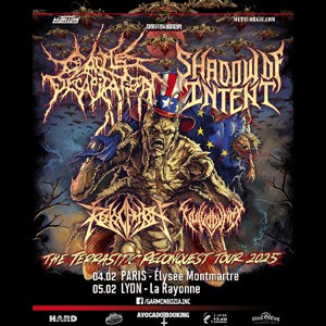 Cattle Decapitation & Shadow of Intent à l'Elysée Montmartre