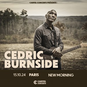 Cedric Burnside en concert au New Morning