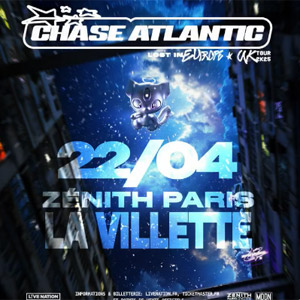 Chase Atlantic en concert au Zénith de Paris en avril 2025