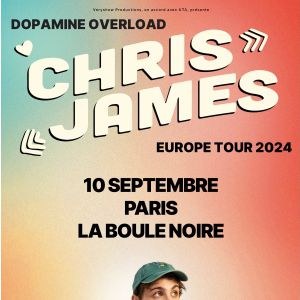 Chris James en concert à La Boule Noire en 2024