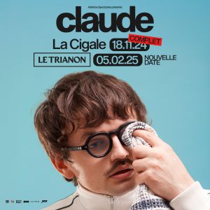 Claude en concert au Trianon en février 2025