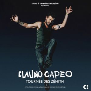 Claudio Capeo en concert au Zénith de Paris en janvier 2027