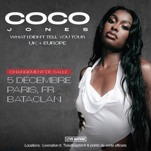 Coco Jones en concert au Bataclan en décembre 2023