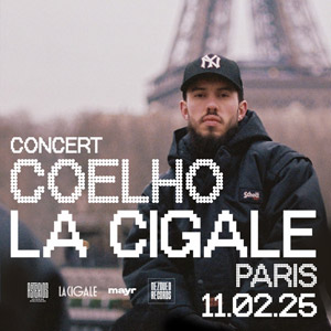 Coelho en concert à La Cigale en février 2025