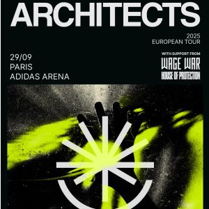 Concert Architects à Paris - Adidas Arena, le 29 septembre 2025