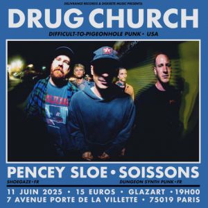 Concert Drug Church à Paris - Glazart, le 11 juin 2025