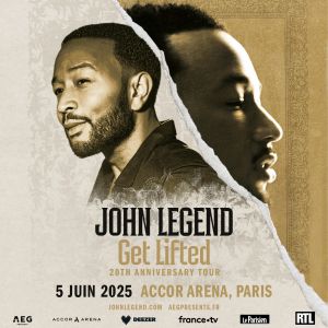 Concert John Legend à Paris - Accor Arena, le 05 juin 2025