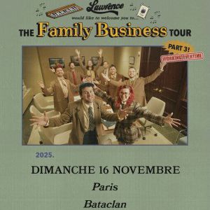 Concert Lawrence à Paris - Le Bataclan, le 16 novembre 2025