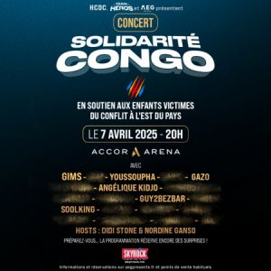 Concert Solidarite Congo à Paris - Accor Arena, le 07 avril 2025