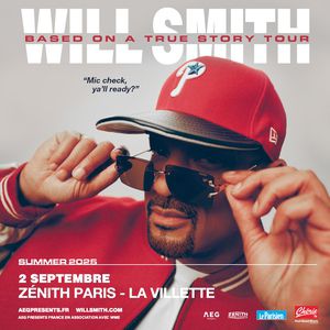 Concert Will Smith à Paris - Zénith de Paris le 02 septembre 2025