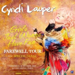 Cyndi Lauper en concert à l'Accor Arena en 2025