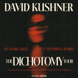 David Kushner en concert à L'Olympia en mars 2025