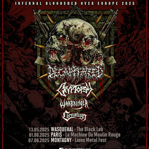 Decapitated en concert à La Machine du Moulin Rouge en 2025