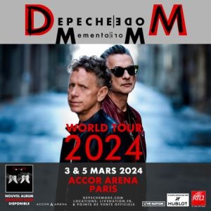 Depeche Mode en concert à l'Accor Arena le 3 mars 2024