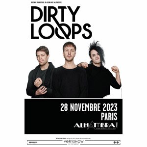 Dirty Loops en concert à l'Alhambra en novembre 2023