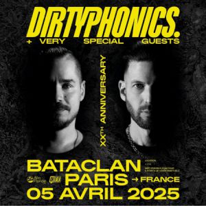 Dirtyphonics en concert au Bataclan en avril 2025