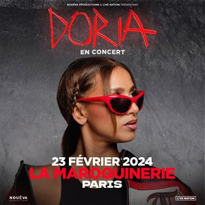 Doria en concert à La Maroquinerie en février 2024