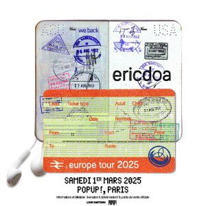 Ericdoa en concert au Pop Up! en mars 2025